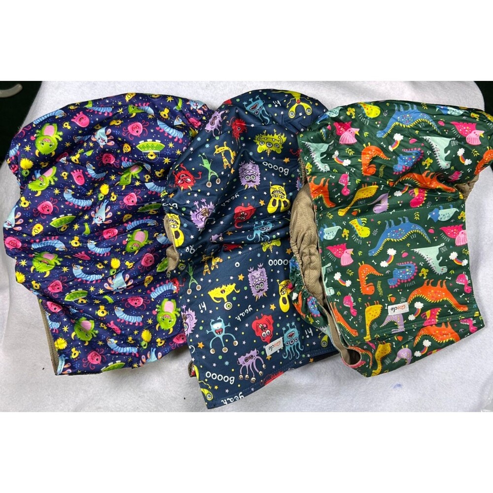 Grecle Reusable Dog Diapers XXL Washable Adjustable Male Female Lot of 3